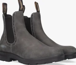 grijze blundstone chelsea boots women's high top