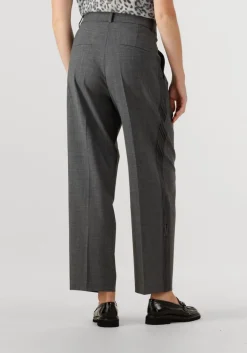 grijze cambio pantalon emelie track galon mit wording