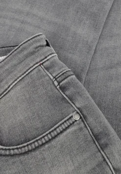 grijze cambio slim fit jeans raja cmb applikation