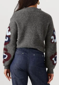 grijze caroline biss trui 4256