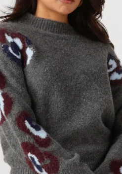 grijze caroline biss trui 4256