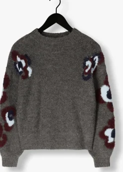 grijze caroline biss trui 4256