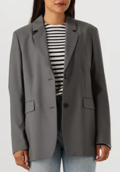 grijze closed blazer lola