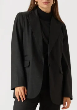 grijze co'couture blazer kaya single oversized blazer