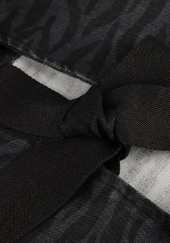 grijze co'couture blouses zebra bow blouse