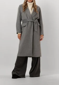 grijze co'couture mantel harry coat