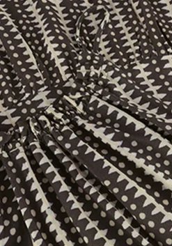 grijze co'couture maxi jurk caya strap dress