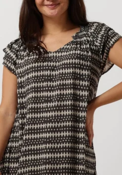 grijze co'couture midi jurk sunrise crop caya dress