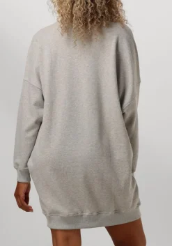grijze co'couture mini jurk clean oversized sweat dress