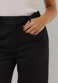 grijze co'couture pantalon ida pin wide long pant