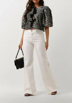 grijze co'couture top leocc bow blouse