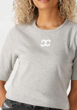 grijze co'couture t-shirt grannycc logo tee