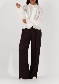 grijze co'couture wide jeans grey mix block long jeans