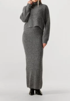 grijze dante6 trui yuria turtle neck sweater