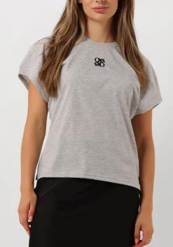 grijze dante6 t-shirt venour loose fit logo tee