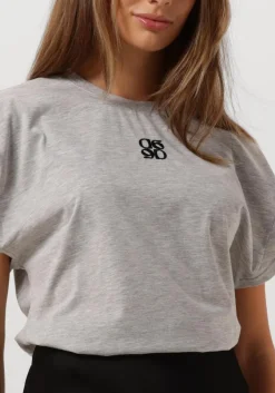 grijze dante6 t-shirt venour loose fit logo tee