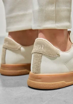 grijze east pacific trade lage sneakers santos w