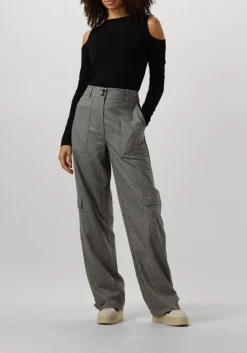 grijze fiveunits cargobroeken sophia cargo strap 438