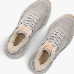 grijze fred de la bretoniere lage sneakers mariola sign teddy lining