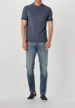 grijze genti polo polo zip ss k2053-1260