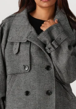 grijze gestuz mantel gzavic short jacket