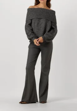 grijze gestuz trui adiegz off shoulder