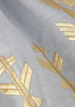 grijze greek archaic kori mini jurk 231114