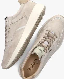 grijze greve lage sneakers walker 2928s