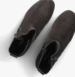 grijze hartjes enkelboots h rits booty