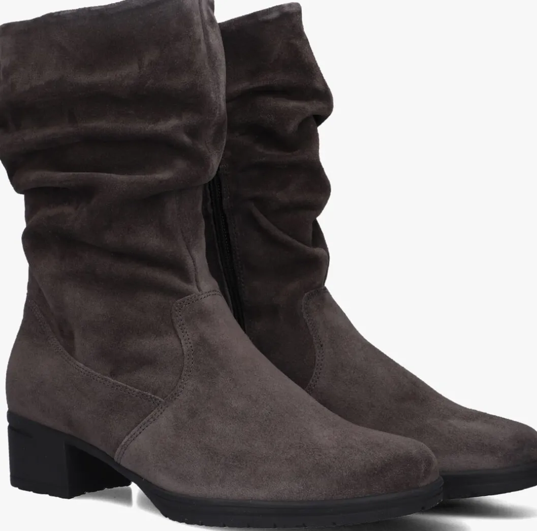 grijze hartjes enkellaarsjes sue d laars