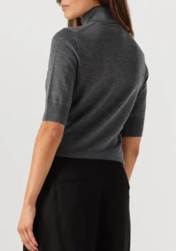 grijze herskind top perry knit blouse