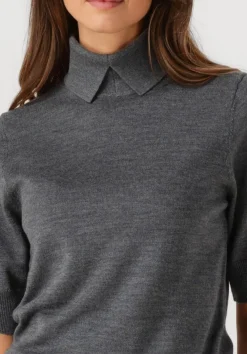 grijze herskind top perry knit blouse