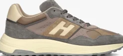 grijze hogan lage sneakers hyperlight allacciato h