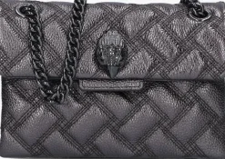 grijze kurt geiger london schoudertas mini kensington drench