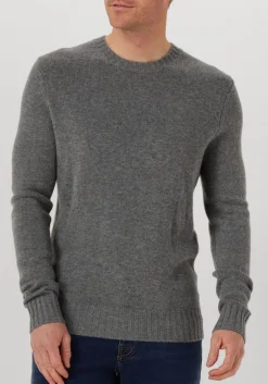 grijze leurink knit trui rifredo o-neck