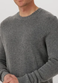 grijze leurink knit trui rifredo o-neck