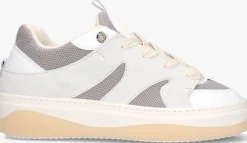 grijze mason garments lage sneakers venice tricolore