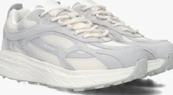 grijze mercer amsterdam lage sneakers the re-run max suede