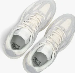 grijze mercer amsterdam lage sneakers the re-run max suede