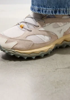 grijze mizuno lage sneakers wave mujin tl