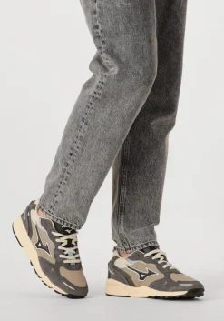 grijze mizuno lage sneakers sky medal heren