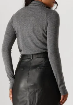 grijze mos mosh coltrui bouch rollneck knit