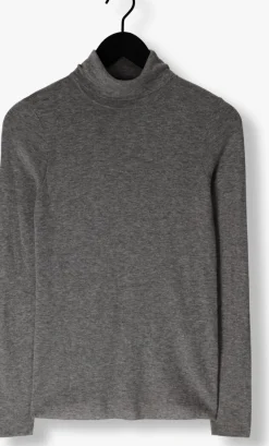 grijze mos mosh coltrui bouch rollneck knit