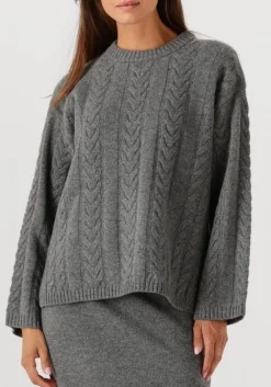 grijze mos mosh trui mmbryndis crewneck knit