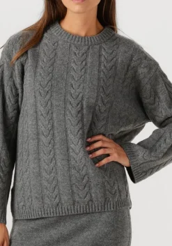 grijze mos mosh trui mmbryndis crewneck knit