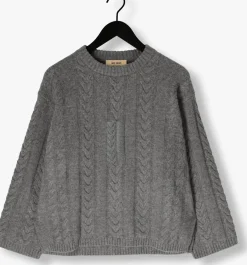 grijze mos mosh trui mmbryndis crewneck knit