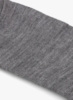 grijze mp denmark sokken wool/silk knee socks