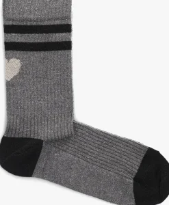 grijze mp denmark sokken elga