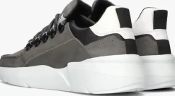 grijze nubikk lage sneakers roque roman heren