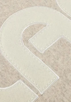 grijze olaf hussein sjaal retro applique scarf.1